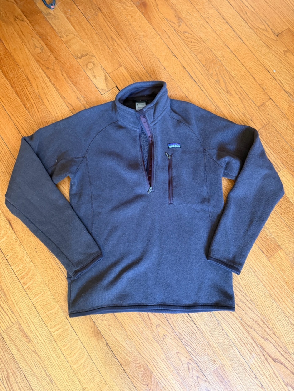 Patagonia Synchilla Quarter-Zip Fleece Pullover Men’s Small Chocolate Brown